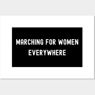 Marching for Women Everywhere, International Women's Day, Perfect gift for womens day, 8 march, 8 march international womans day, 8 march Posters and Art